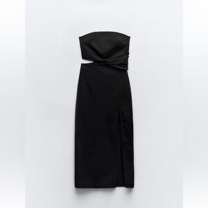 Zara Strapless Midi Dress